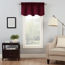 Eclipse Canova Blackout Thermaback Window Valance Curtains for Kitchen or - $13.28