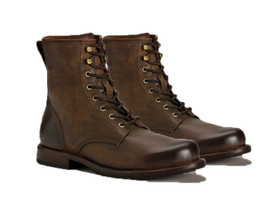 NEW Handmade Mens Black Leather Ankle Boots, Men Ankle Designer Fashion casual B - £122.27 GBP