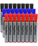 Permanent Markers 24 Count, 3 Assorted Colors, Chisel Point Permanent Ma... - $20.31 CAD