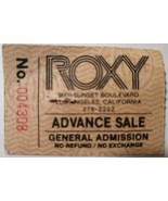 HIGHWAY 61 1992 Rare Ticket Stub ROXY THEATER Los Angeles California NM ... - €7,51 EUR