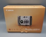 Canon PowerShot A570 IS Digital Camera Original Box Manual Cables Tested - £67.82 GBP