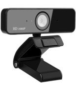 1080P Webcam with Microphone, Auto Focus Full HD Computer Webcam 360  Ro... - $24.18