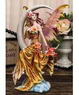 Nene Thomas Art Celestial Crescent Moon Earth Elemental Floral Fairy Sta... - $1,619.41 MXN