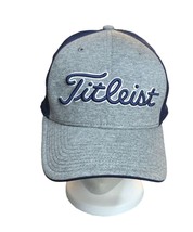 Titleist Baseball Cap Navy Blue Gray Polyester Spandex One Size Hat Unisex - £19.65 GBP