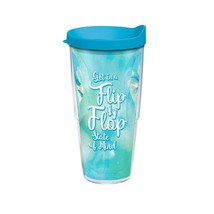 Tervis Get in a Flip Flop State of Mind Blue Beach 24 oz. Tumbler W/ Lid New Cup - £11.25 GBP