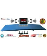 Prime NTEP Floor scale 4&#39;x8&#39; 2,500 lb x .5 lb Wireless cordless + 2 Ramp - $8,412.77 CAD