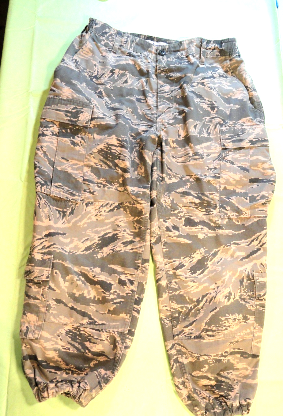 Uniform Rabu USGI ABU RABU TIGER STRIPE SUMMER MENS USAF AIR FORCE UTILITY PANTS 33 ...