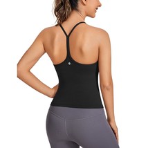 Butterluxe Womens Workout Racerback Tank Top With Built In Bra - Scoop Neck Spag - £47.20 GBP