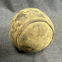 Vintage Early Leather Outstitched Baseball Ball Large 3.75” Diameter - $24.75