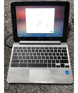 Asus C100P Flip 2-in-1 Touchscreen 10&quot; Chromebook 1.8GHz 16GB 4GB Cracke... - $24.75