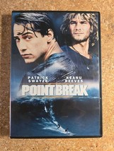 Point Break - Patrick Swayze - Keanu Reeves - Surfing - Dvd - $5.53