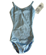 Eurotard 10527 Light Blue Cami Dance Leotard Adult XS New With Tags - $14.24