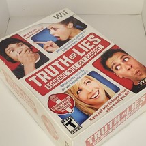 Truth or Lies Game with Microphone Nintendo Wii 2010 New Sealed Crushed Box - £11.79 GBP