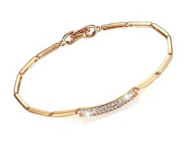 HZMAN 14K Gold Plated Bracelet for Women Girls Cubic Tennis - $40.52