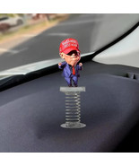 PRESIDENT DONALD TRUMP SPRING LOADED MINI BOBBLE MAGA 45 47 - $11.83