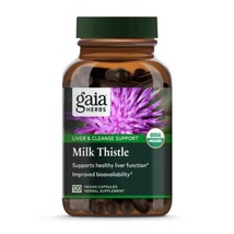 10/27 Gaia Herbs Milk Thistle - Liver Supplement &amp; Cleanse Support for M... - $31.67