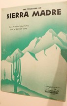 Vintage Sierra Madre Sheet Music 1947 - $3.95