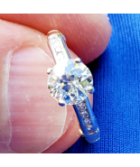 Earth mined Diamond European cut Deco 1 CARAT Engagement Ring Vintage So... - $7,244.29 CAD