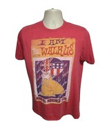 Vtg The Beatles I Am The Walrus Magical Mystery Tour Adult Medium Red TS... - £77.58 GBP