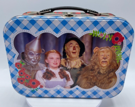 Wizard of Oz Tin Lunch Box Tin Man, Cowardly Lion, Scarecrow, Dorothy Va... - $14.24