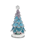 Bejeweled Artic Blue Christmas Tree Trinket Box - $125.26 CAD