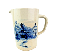 Paul Storie Pottery Pitcher Old Barn Vintage - $49.50