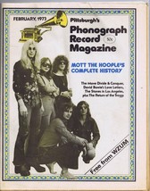 Vintage 1973 Pittsburgh Phonograph Magazine Moot the Hoople Rolling Stones - £118.69 GBP