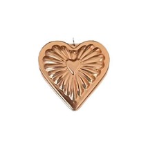 One (1) Aluminum ~ Cooking/Baking/Jello Mold ~ Copper Colored ~ HEART SH... - $28.05