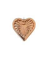 One (1) Aluminum ~ Cooking/Baking/Jello Mold ~ Copper Colored ~ HEART SH... - €23,92 EUR