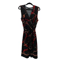 INC Black Red Sasch Dress A-Line Stretchy Plus Size 2X - $13.10