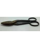 Wiss 19 Inlaid FORGED Steel 12&quot; Straight Cut Tin Snips Vintage - $12.93 CAD