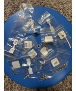 10K 14k JTV Lot Earring Backs Castings Toggle Claps Chain White Gold Yellow - €281,28 EUR