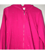 Quacker factory full zip hoodie jacket with sequin detail, size small - $24.20 CAD