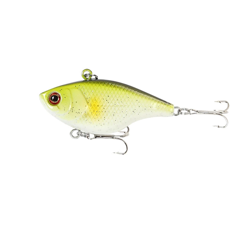 1PCS Ice Fishing Lifelike VIB Hard Bait40mm Artificial 3D Eyes Wobbler Crank Lur - $32.62