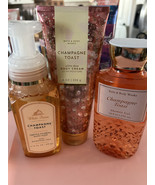 Bath &amp; Body Works Champagne Toast Body Cream Body Wash &amp; Hand Soap Set - $47.35 CAD