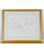 Original Untitled Felt Pen Sketch by Christian Jequel Framed Gorgeous - £944.96 GBP