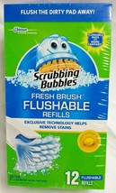 2 Scrubbing Bubbles Fresh Brush Flushable Refills Citrus 12 Count Each E5 - £23.88 GBP