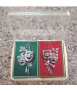 2 Packs Decks VTG Playing Cards - KSD Congress Theater Masks Red Green w... - £7.90 GBP