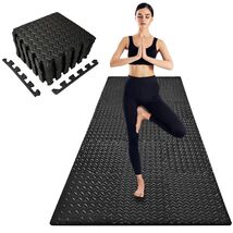 Schock-Absorbing 3x6 Feet Foam Mat Set - 18 Pieces for Versatile Workout... - $47.47