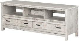 For Tvs Up To 60 Inches, The South Shore Exhibit Stand In Seaside Pine. - £226.88 GBP