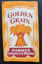 Vtg Packet Golden Grain Gummed Cigarette Rolling Papers Brown &amp; WIlliams... - £3.17 GBP