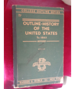 Outline-History of the United States to 1865. By John A. Krout (#3186)  - £12.57 GBP