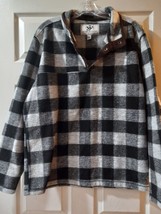 John Wayne Wool Like Pull Over Long Sleeve Shirt Men Size Large - £19.68 GBP