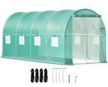 VEVOR Walk-in Tunnel Greenhouse, 15 x 7 x 7 ft Portable Plant Hot House ... - $119.55