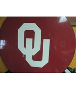 OU Oklahoma Sooners Pub / Bar Table Top only 27&quot; chrome laminate ncaa fo... - €61,71 EUR