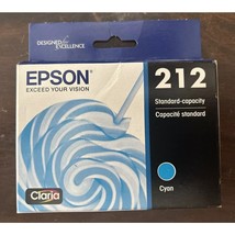 Epson 212 Cyan Standard Ink Cartridge EXP 3/26 T212220-S Printing Print - $8.89