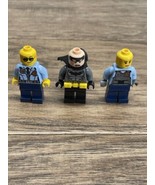 Lot of 3 Lego Minifigures Police Batman SWAT Sunglasses Action Figures KG - $188.30 MXN