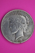1934 S Liberty Peace Silver Dollar Rare Key Date Coin Guaranteed Authent... - $99.99