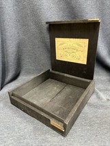 Kristoff Original Maduro Robusto Black Rough Wood Empty Cigar Box Craft/Jewelry - £5.05 GBP