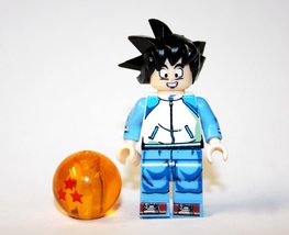 Building Block Goku Tracksuit Dragon ball Z Super Minifigure Custom - £5.08 GBP
